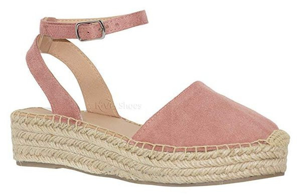 Espadrile de dama din piele intoarsa ecologica in mai multe culori