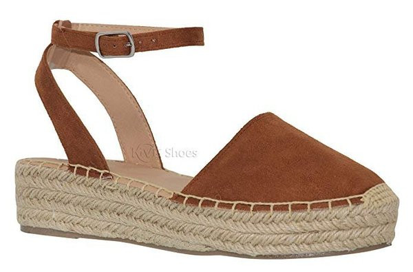 Espadrile de dama din piele intoarsa ecologica in mai multe culori