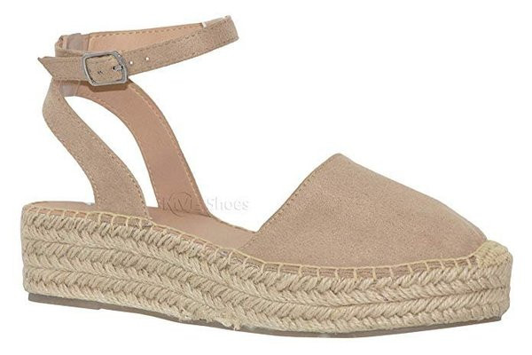 Espadrile de dama din piele intoarsa ecologica in mai multe culori