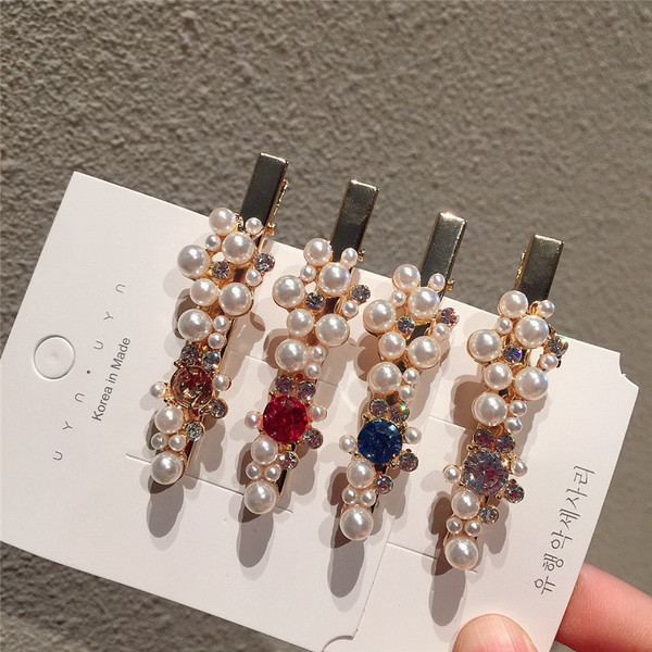 Ace de păr pentru femei cu perle și pietre - patru culori