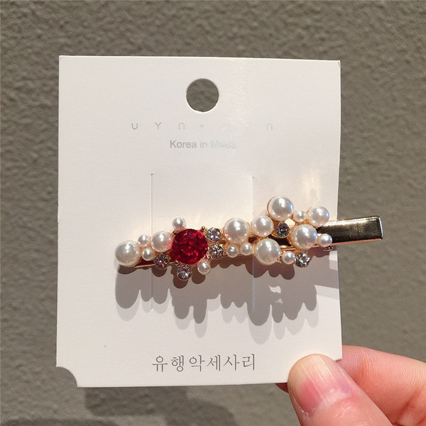 Ace de păr pentru femei cu perle și pietre - patru culori