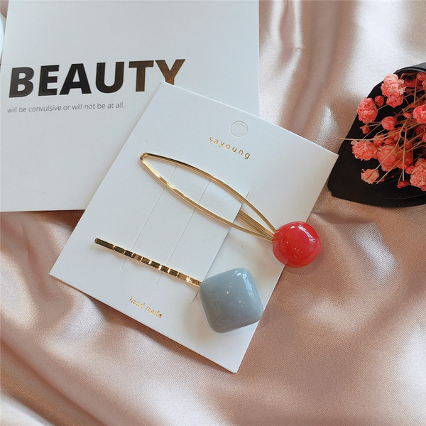 Дамски фиби за коса-комплект от два броя в пет цвята