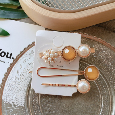 Női hajtű szett három darabból, négy színben