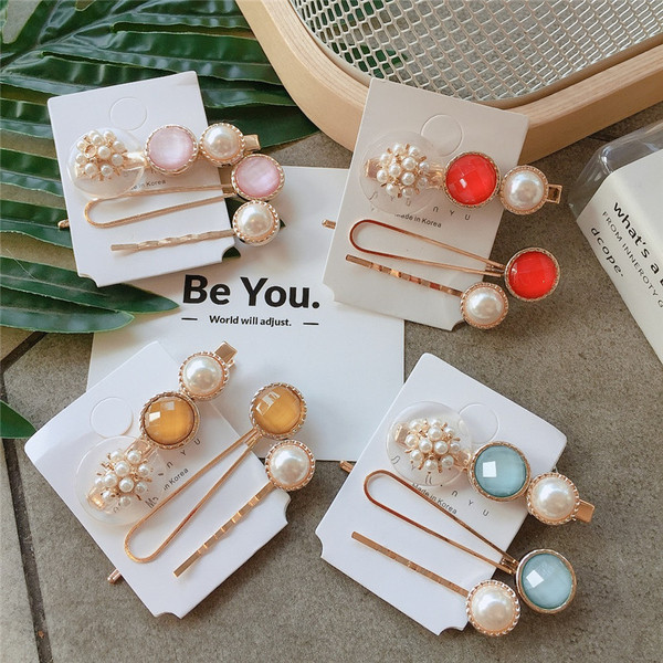 Női hajtű szett három darabból, négy színben