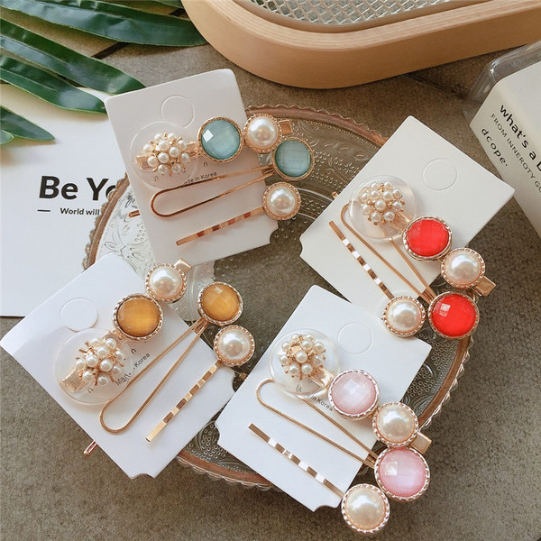 Női hajtű szett három darabból, négy színben