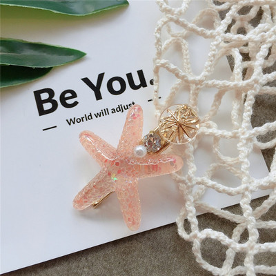 Ac de păr de damă în trei culori cu perle