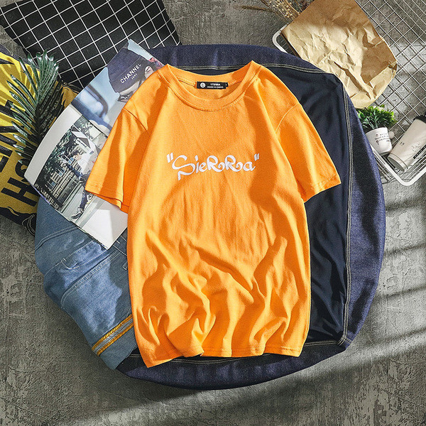 Tricou casual barbatesc cu aplicatie pe spate in trei culori