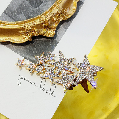 Női hajtű két színben kövekkel