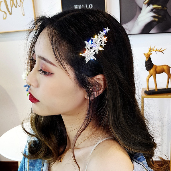 Női hajtű két színben kövekkel