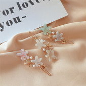 Ac de păr de damă în trei culori cu perle