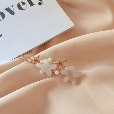 Ac de păr de damă în trei culori cu perle