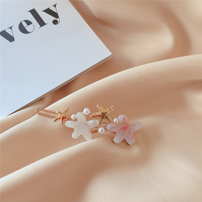 Ac de păr de damă în trei culori cu perle