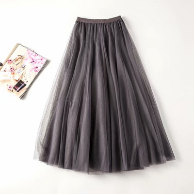 Női széles tüllszoknya több színben