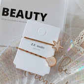 Modern női hajtű-szett két darabból, három színben