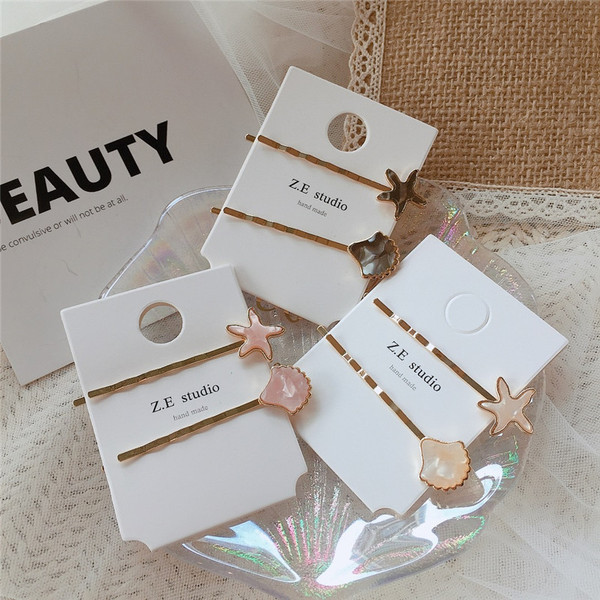 Modern női hajtű-szett két darabból, három színben