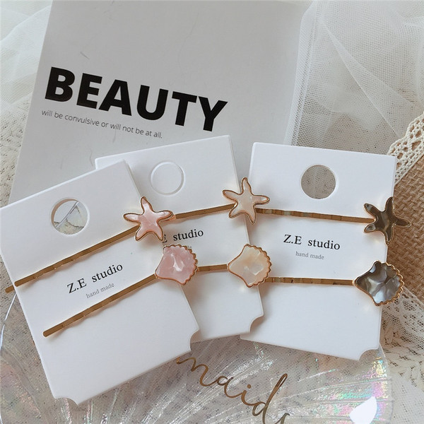 Modern női hajtű-szett két darabból, három színben