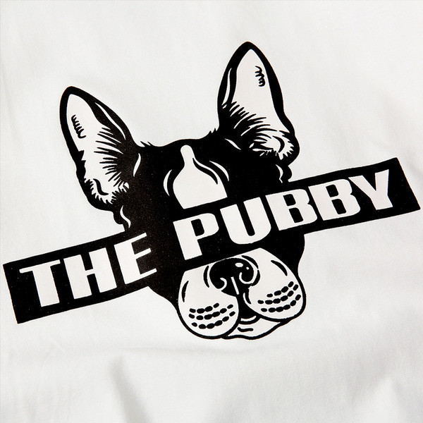 Férfi pamut póló különböző színű mintával