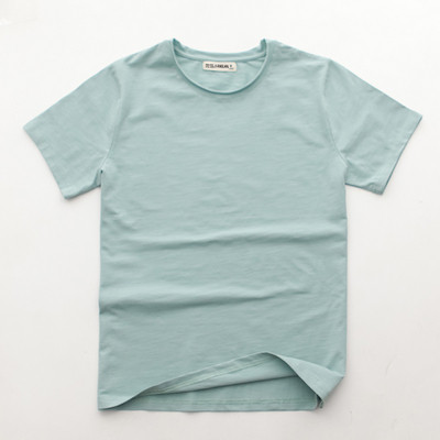 Alkalmi férfi póló O-nyakkal, különböző színekben