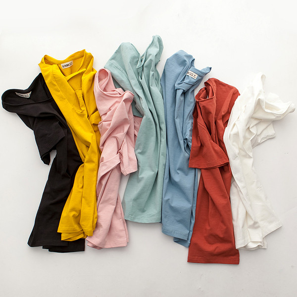 Alkalmi férfi póló O-nyakkal, különböző színekben