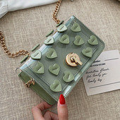 Modern női táska fém díszítéssel és 3D elemmel