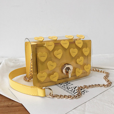 Modern női táska fém díszítéssel és 3D elemmel