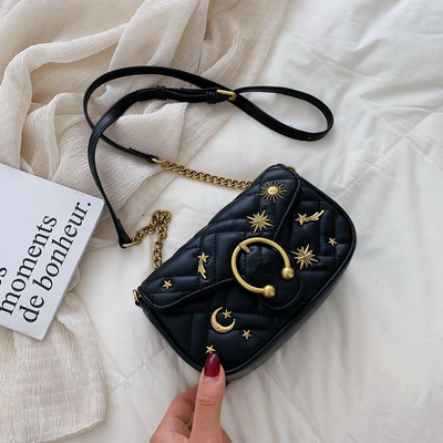 Modern női táska fém díszítéssel több színben