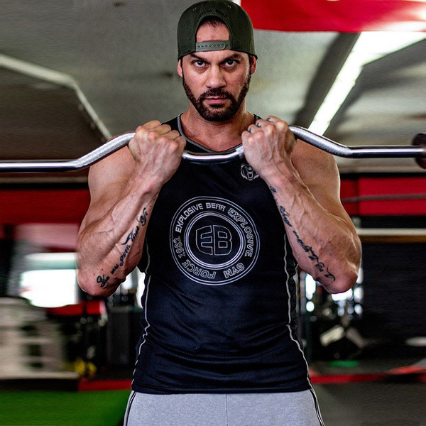 Férfi sportcipő két színben mintával