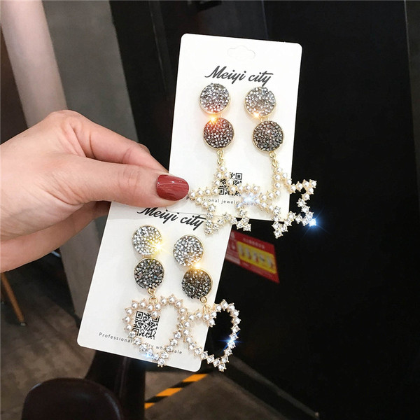 Női hosszú gyöngyös fülbevaló - két modell