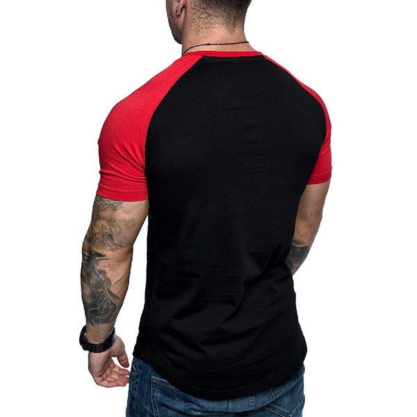 Alkalmi férfi póló zsebbel és rövid ujjú több színben