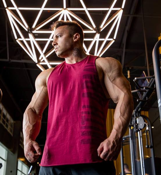 Maieu sport pentru bărbați cu inscripție în cinci culori