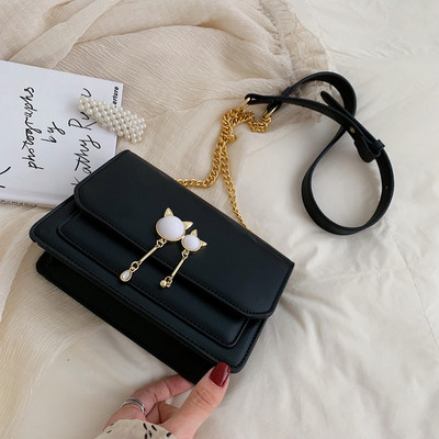 Geanta dama cu decor metalic in patru culori