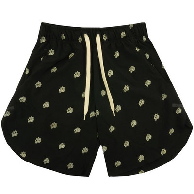 Μοντέρνο ανδρικό μαγιό σε μαύρο, κόκκινο και πράσινο χρώμα