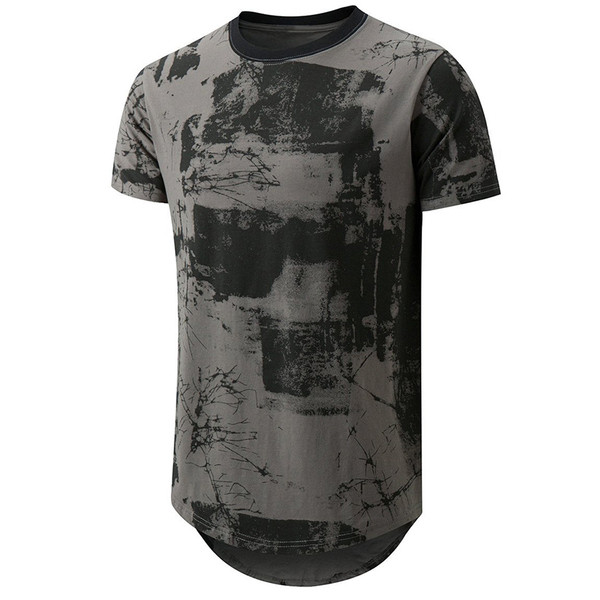 Lezser férfi blúz rövid ujjal és O-nyakú három színben