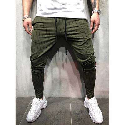 Modern férfi hosszú nadrág három színben nyakkendővel