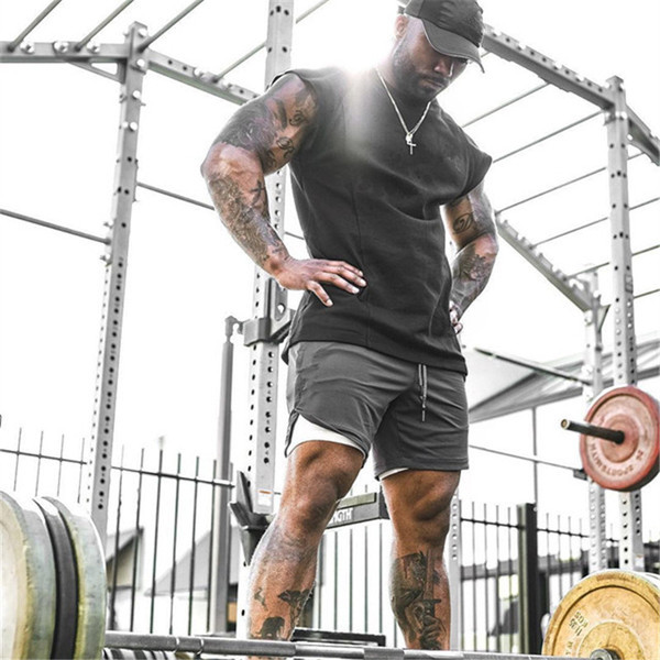 Pantaloni scurti sport barbati cu jambiere in mai multe culori