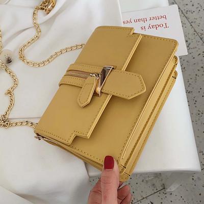 Geanta de dama cu element de fermoar in mai multe culori