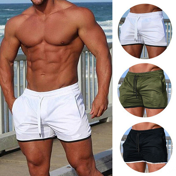 Мъжки бански с връзки в три цвята 