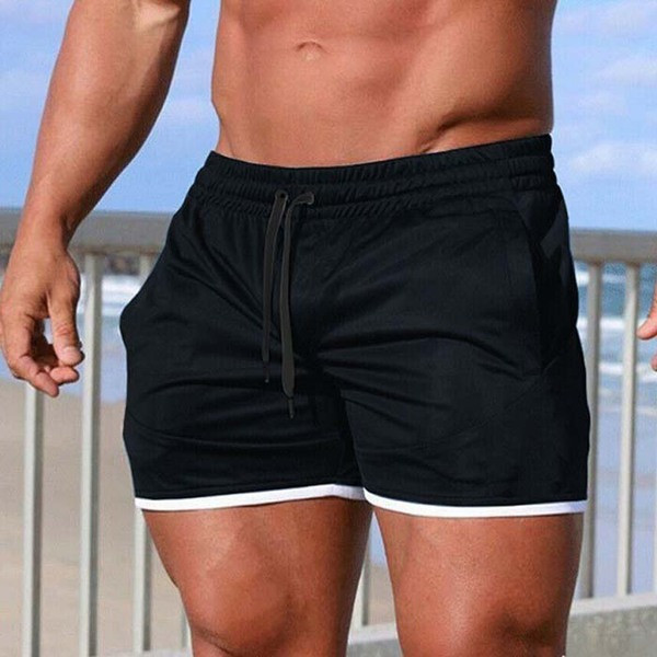 Мъжки бански с връзки в три цвята 