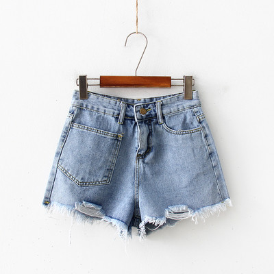 Női farmer szakadt motívumokkal, két színben