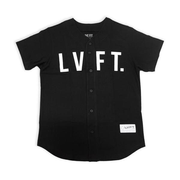 Tricou de bărbați modern cu nasturi și inscripție în trei culori