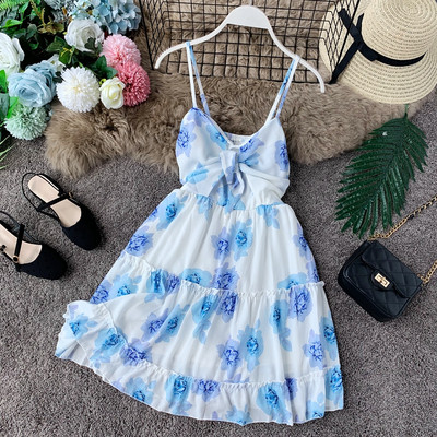 Rochie eleganta de dama cu bretele subtiri in trei culori