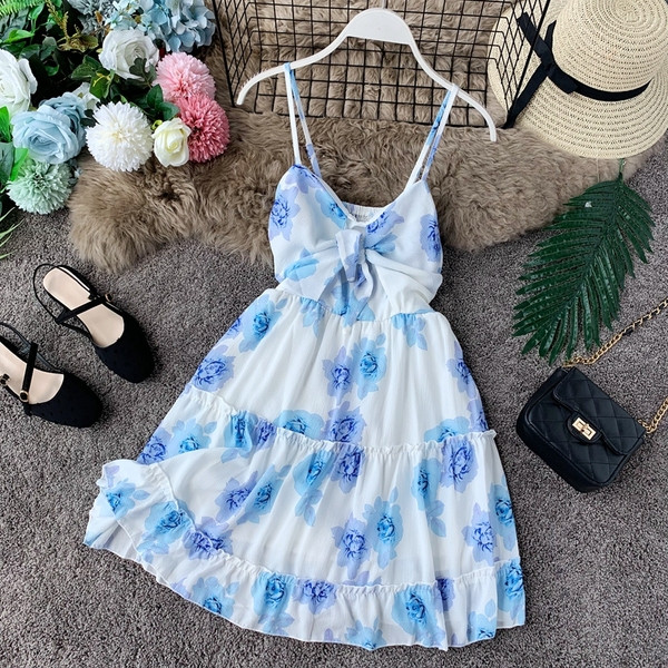 Rochie eleganta de dama cu bretele subtiri in trei culori