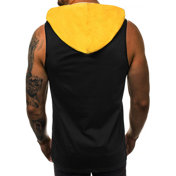 Maieu modern pentru bărbați cu glugă în mai multe culori cu imprimeu color