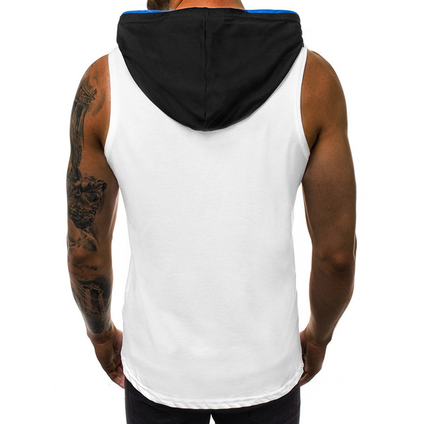 Maieu modern pentru bărbați cu glugă în mai multe culori cu imprimeu color