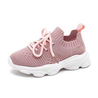 Gyerek tornacipő rózsaszín és fekete színben lányoknak