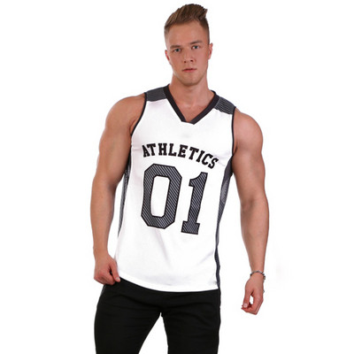 Maieu sport pentru bărbați cu imprimeu în patru culori