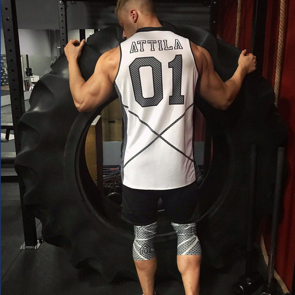 Maieu sport pentru bărbați cu imprimeu în patru culori