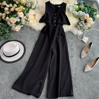 Μακρύ Γυναικεία ολόσωμη φόρμα με κουμπιά σε διάφορα χρώματα