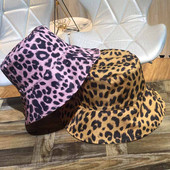 Palarie moderna de dama cu model leopard in trei culori