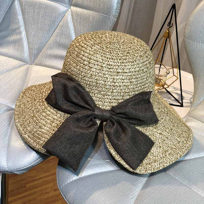 Nyári női sapka rojtokkal és szalaggal, négy színben